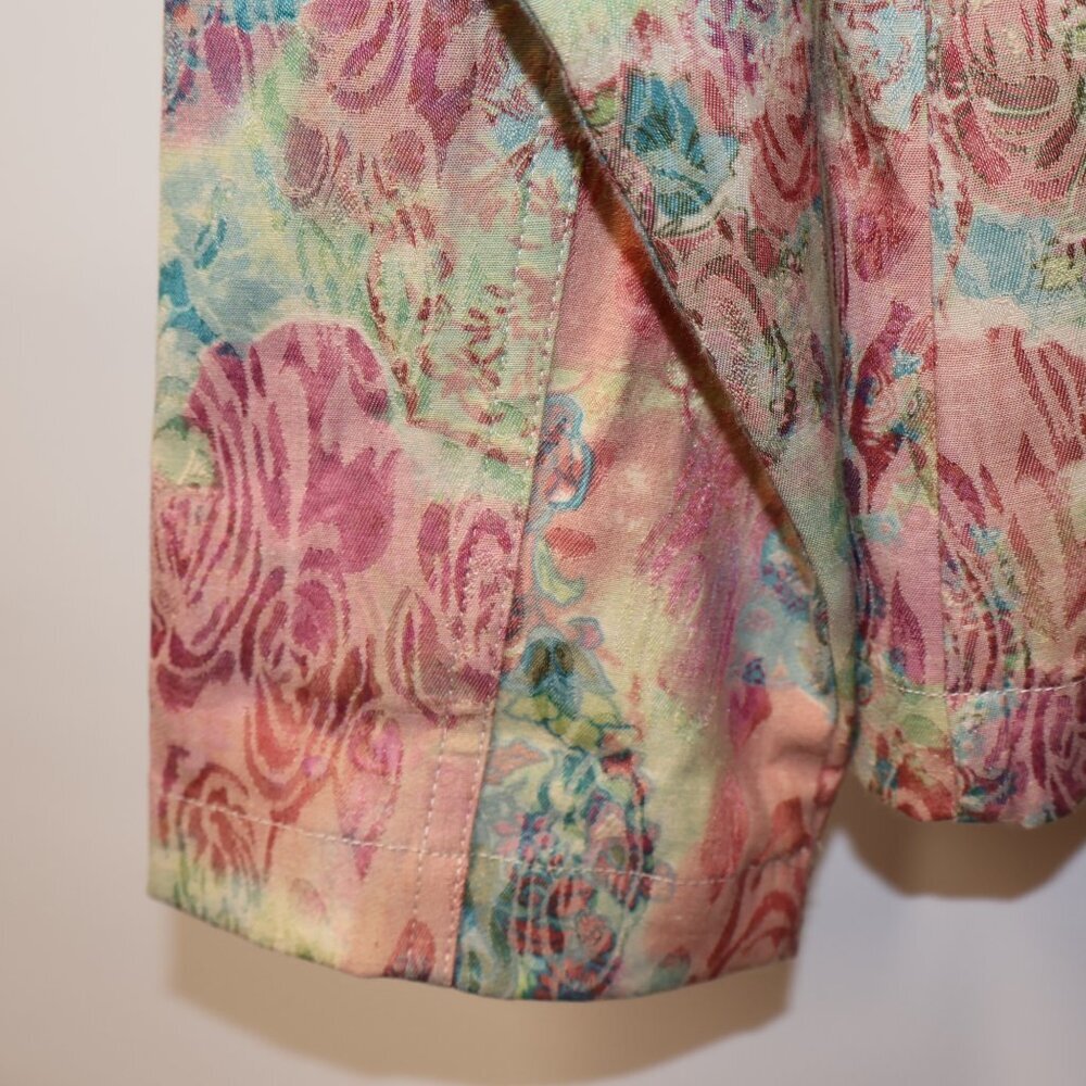 VTG Christopher & Banks Multicolor Blazer/Jacket Sz M Womens Button Up - Picture 11 of 16